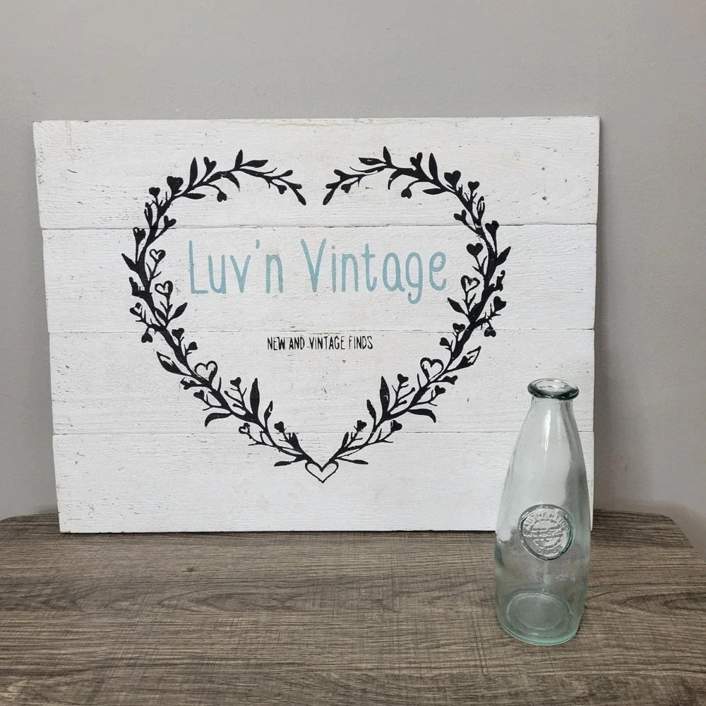 Authentic Recycled Glass Bottle Decorative Vase Bud Vase‎ Mini Milk Bottle
